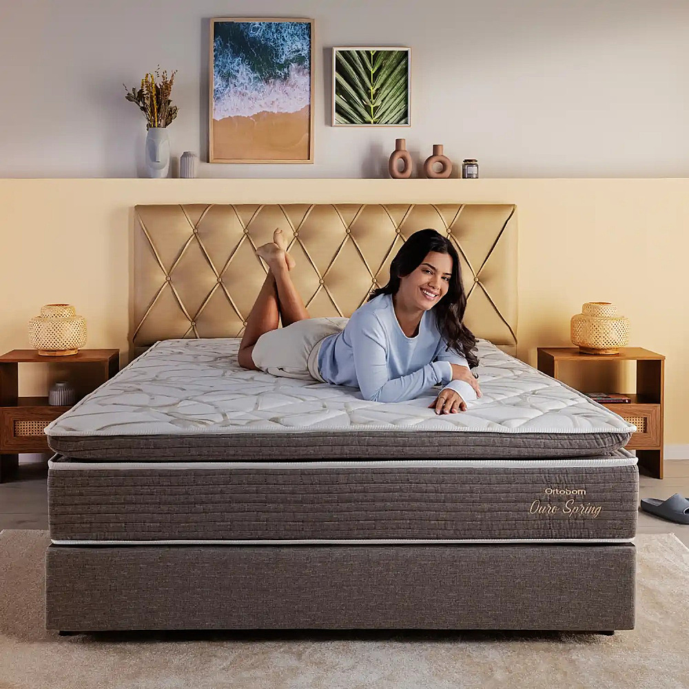 Base Ouro Spring Ortobom participante da oferta